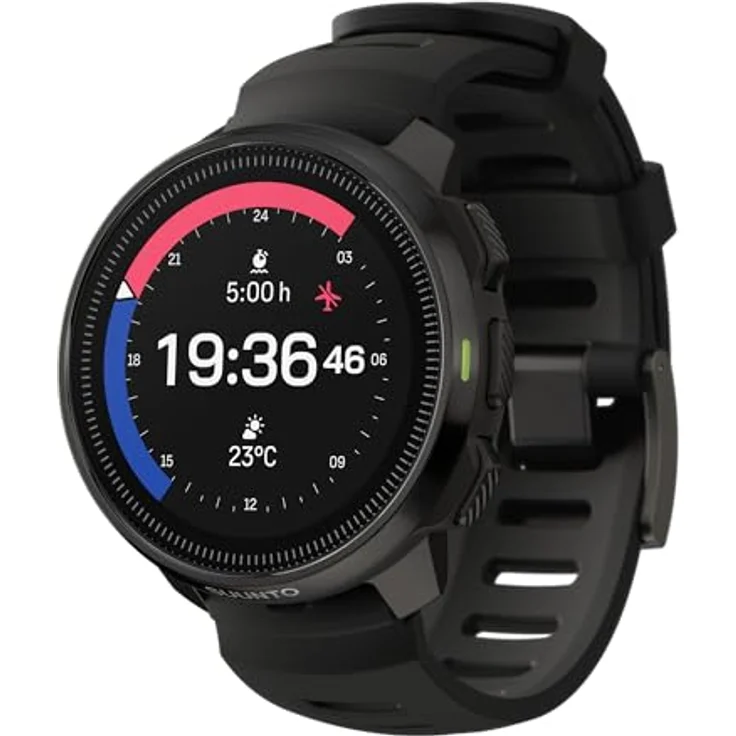 SUUNTO Ocean Tauchcomputer und Sportuhr, AMOLED-Bildschirm, 100m Wasserdicht, Zweifrequenz GPS, Offline-Karte, 95+ Sportarten, HRV & Schlafqualität Verfolgung, 40 Stunden Akkulaufzeit im Tauchmodus – Bild 1