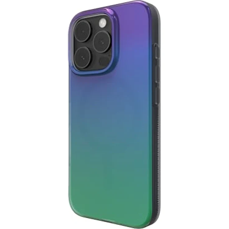 ZAGG Milan Snap, Graphen-verstärkte Handyhülle für iPhone 16 Pro [6.3-Inch], MagSafe-kompatibel, stoßfest, schlankes Design, Rabenfeder schwarz – Bild 4