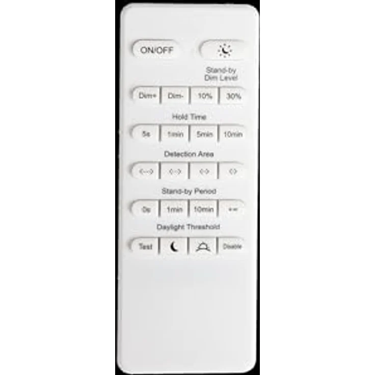 DOTLUX Fernbedienung für SURFACEsensor + SURFACEsensor-exit, Infrarotsteuerung für Bewegungs- und Tageslichtsensoren, 120 lm/W – Bild 2