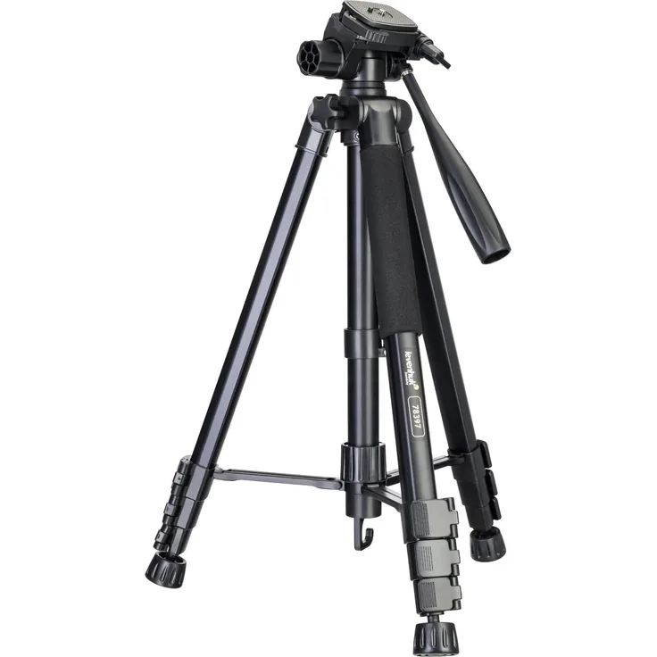Levenhuk Level Plus VT10, 2-in-1 Stativ und Einbeinstativ, max. Traglast 2 kg, Schwarz