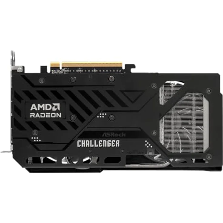 Asrock Radeon RX 9060 XT 8GB Challenger OC Grafikkarte - 8GB GDDR6, 3320MHz Boost, 2x HDMI, 2x DisplayPort 2.1a – Bild 4
