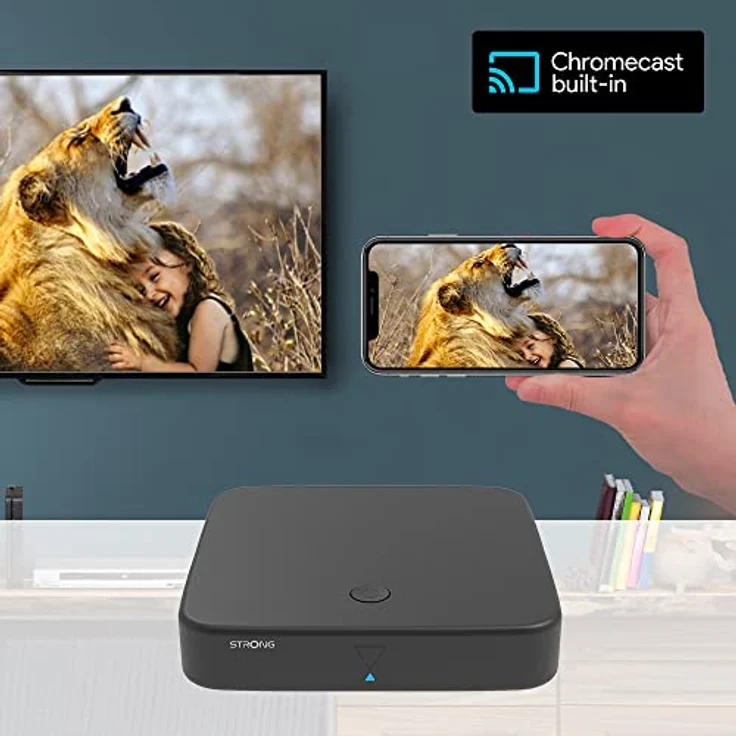 STRONG SRT 420 | Android TV Box | Smart TV Upgrade | DVB-T2 | 4K UHD-Auflösung | Google Assistant | HDTV-Empfang über Zimmer- oder Außenantenne |Google Play Store | Netflix, Prime Video, YouTube UVM. – Bild 5