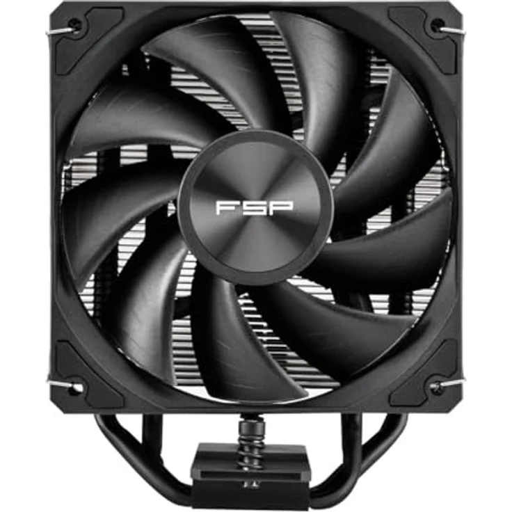 FSP Air CPU Cooler NP5-B, CPU Kühler mit optimierter Wärmeableitung, Schwarz – Bild 2