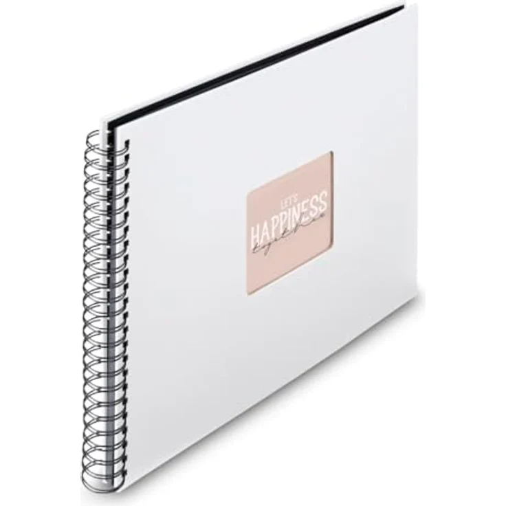 Hama Fotoalbum Fine Art, Spiral-Album (10 x 15 cm) mit strukturierter Cover-Oberfläche und schwarzen Innenseiten, FSC-zertifiziert – Bild 9