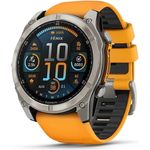 Garmin Fenix 8 Smartwatch, AMOLED-Display, Titanium-Lünette