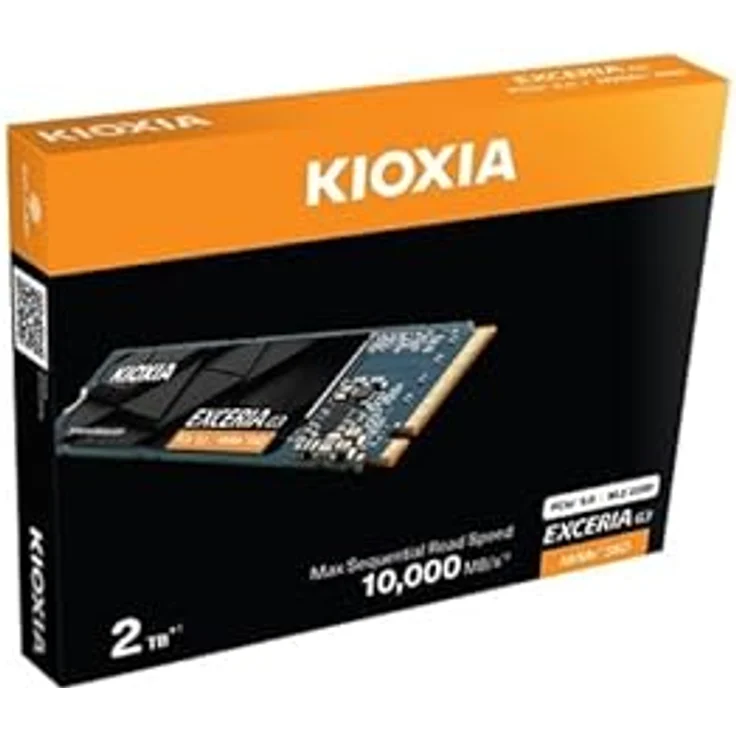 Kioxia EXCERIA G3 2 TB M.2 2280 SSD, PCIe 5.0, bis zu 10.000 MB/s Lesegeschwindigkeit, NVMe-Technologie – Bild 3