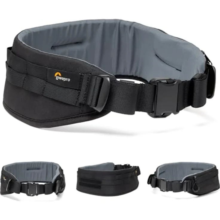 Lowepro ProTactic III Zubehörgürtel, kompatibel mit ProTactic-Kamerarucksack 350/450 III, Modulares System, Sliplock-Verbindung, Hüftgurt, grün – Bild 1