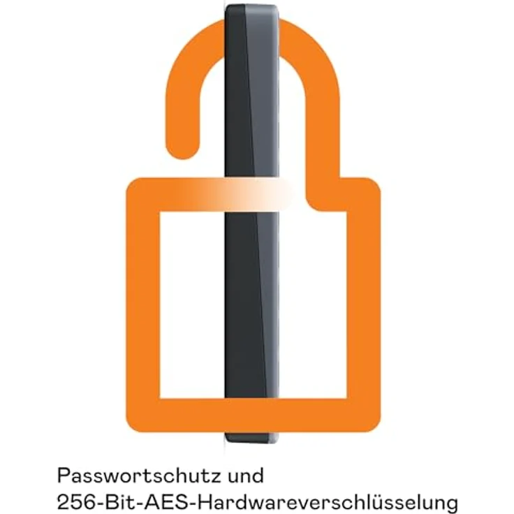 WD My Passport 4TB portable HDD Gray (4 TB), Externe Festplatte, Grau – Bild 4