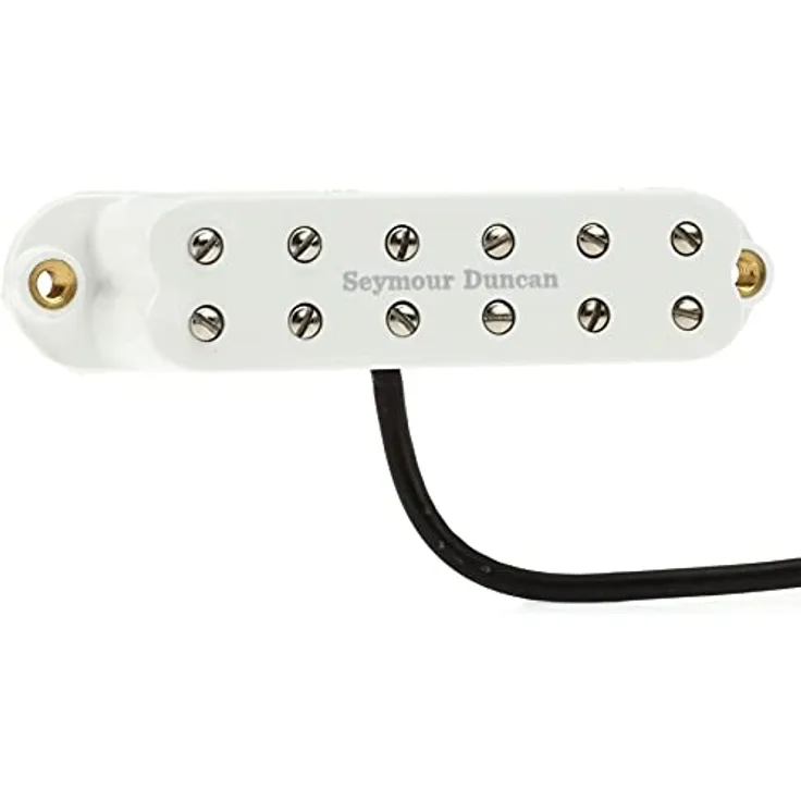 Seymour Duncan SL59-1B Little '59 Strat, Bridge Pickup, passiver Humbucker in Weiß, 4-adrige Verkabelung
