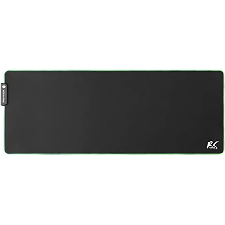 NanoRS RS705 XXL Gaming Maus- & Tastatur-Unterlage 80x30cm mit LED RGB Beleuchtung und rutschfeste Gummiunterseite Schreibtischunterlage (800x300x4mm) – Bild 2