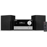 MEDION E64088 Micro Audio System Kompaktanlage (DAB+, CD-Player, Bluetooth, USB Anschluss, LCD-Display) in Schwarz