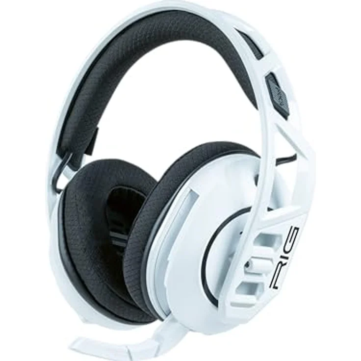 Nacon Gaming RIG 600HS PRO, Kabelloses Gaming Headset mit Dual-Mode-Wireless und 40-mm-Treibern, weiss – Bild 1