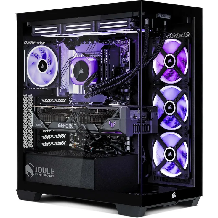 Joule Performance High End Gaming PC RTX5080, Intel Core Ultra 7 265K, 32 GB RAM, 3 TB Speicher, GeForce RTX 5080, schwarz