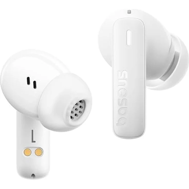 Baseus Bowie E19 TWS Kabellose In-Ear-Kopfhörer - Weiß, Bluetooth 5.3, IPX5-Wasserbeständigkeit, 33 Stunden Akkulaufzeit – Bild 5