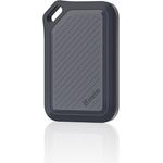 BIWIN Amber PR2000 Externe SSD 1TB USB 3.2 Gen2x2, bis zu 2000 MB/s, IP67 wasserdicht, tragbare NVMe SSD mit USB-C & USB-A Adapter, Schwarz