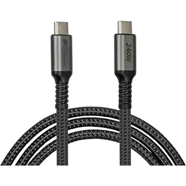Good Connections USB 2.0 Lade- und Datenkabel (240W), USB-C™ Stecker an USB-C™ Stecker, anthrazit, 0,5m - Hochleistungs Lade- und Datenkabel mit 240W Ultra-Schnellladen – Bild 2