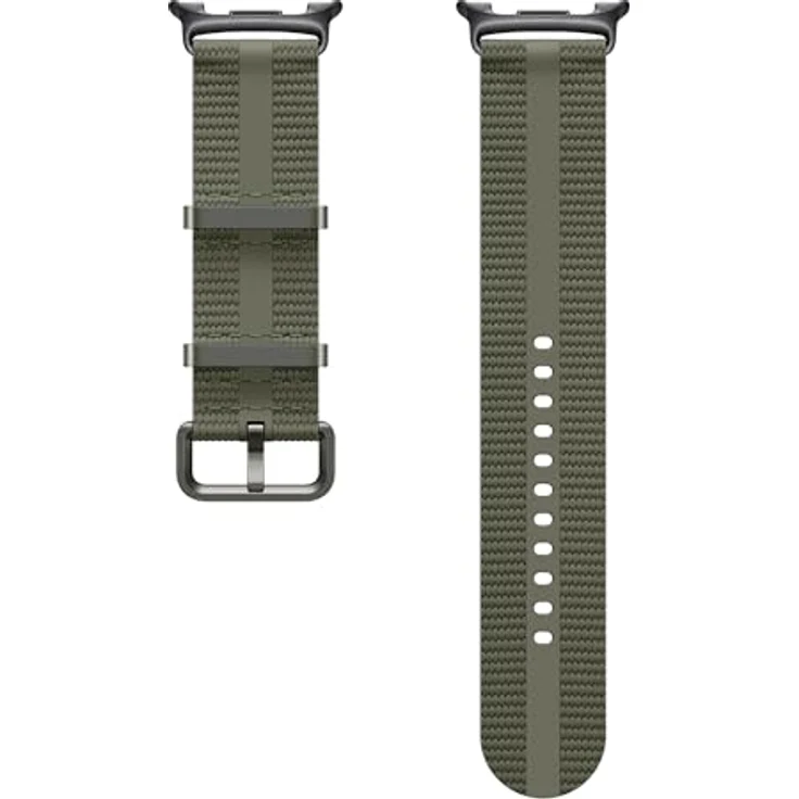 Samsung Athleisure Uhrenarmband (20 mm, Nylon, Textile), Grün, für Galaxy Watch 8 und 8 Classic, M/L – Bild 2