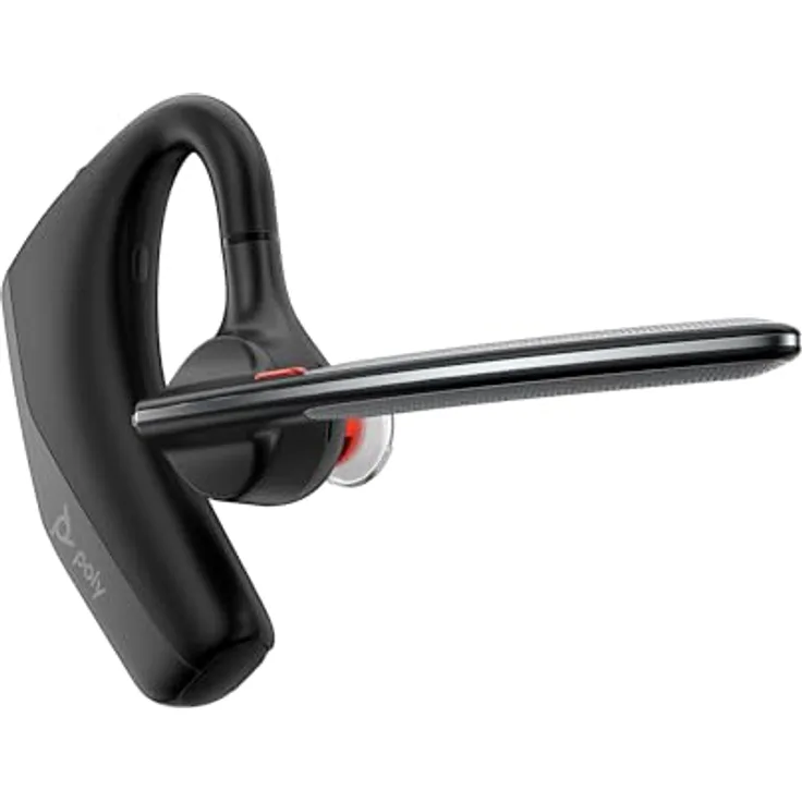 Poly Voyager Legend 30, Bluetooth-Headset mit Noise Cancelling, WindSmart-Technologie, Smart-Sensor, 10 Stunden Akkulaufzeit, ergonomisches Design, schwarz