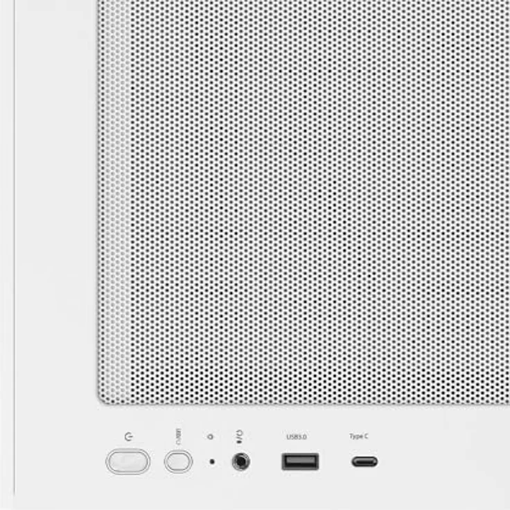Zalman P30 AIR Mini Tower PC-Gehäuse (weiß) mit 3 x vorinstallierten 140 ARGB-Lüftern – Bild 4