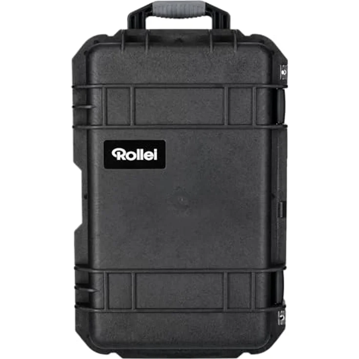 Rollei Hard Case 5737 Trolley – Extrem robuster, bruchsicherer & wasserdichter Koffer mit Flexibler Schaumstoff-Ausstattung, komfortablem Transport, automatischer Druckregulation & Diebstahlschutz in Schwarz – Bild 4