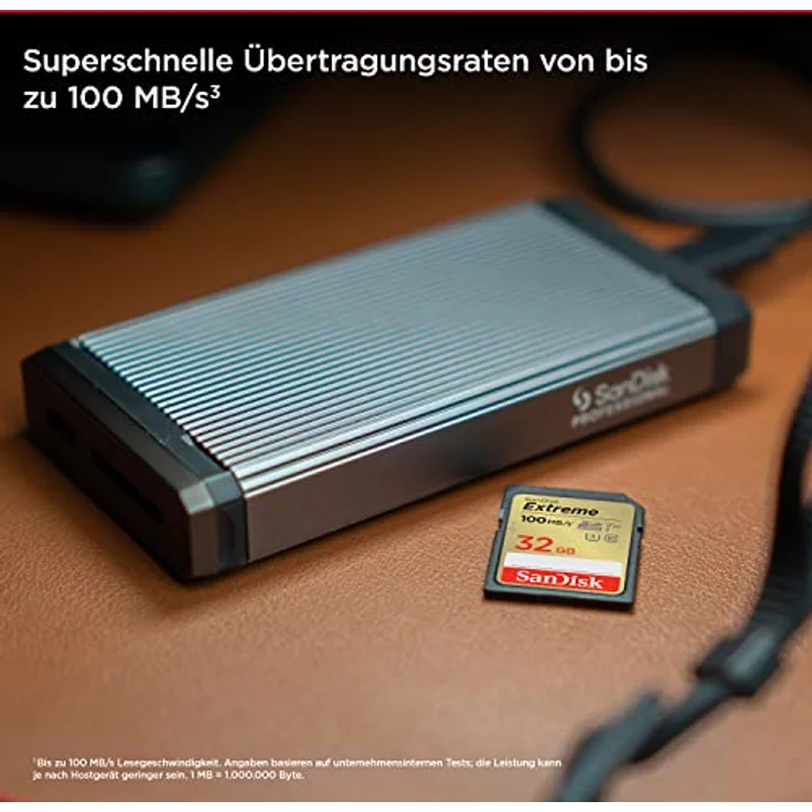 SanDisk Extreme SDHC UHS-I Speicherkarte 2er-Pack 32 GB (V30, 100 MB/s Übertragung, U3, 4K UHD Videos, wasserdicht, stoßfest, temperaturbeständig) – Bild 3