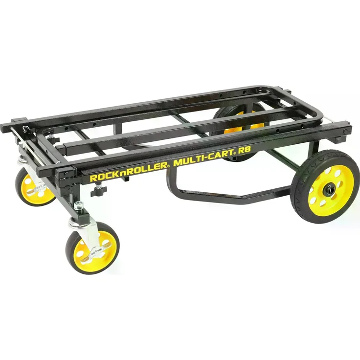RocknRoller Quartz, kompaktes Audio Rack mit 4 DMX-Ausgängen und 12,1" Touch-Display, Schwarz
