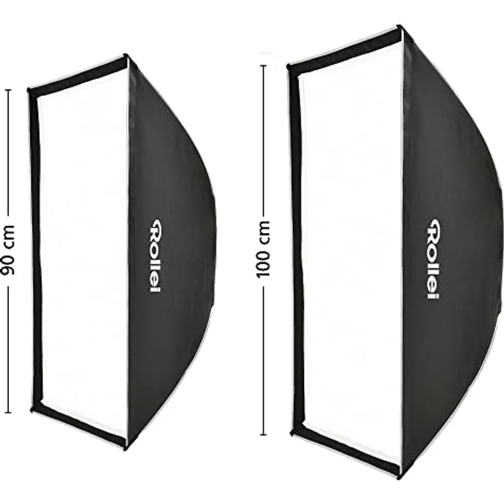 Rollei Klick-Softbox 70 cm x 100 cm mit Grid. Leicht auf zu bauender Klick-Lichtformer ideal für Fashion und Portrait Aufnahmen. – Bild 4