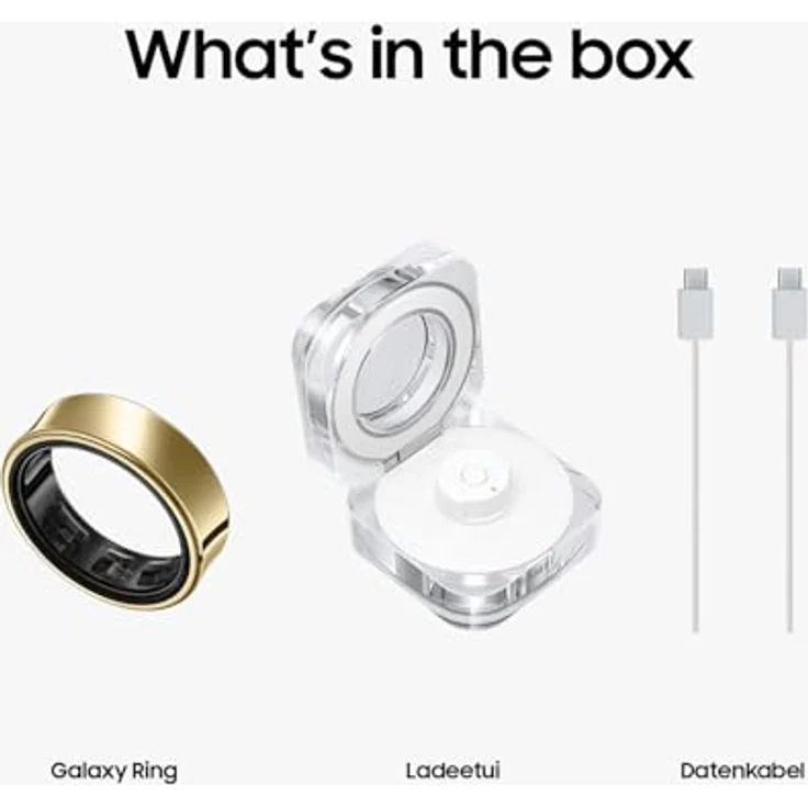 SAMSUNG Galaxy Ring Size 14, 23 mm, Fitness-Tracker mit Titanium Design, 14 Tage Akkulaufzeit, wasserfest – Bild 10