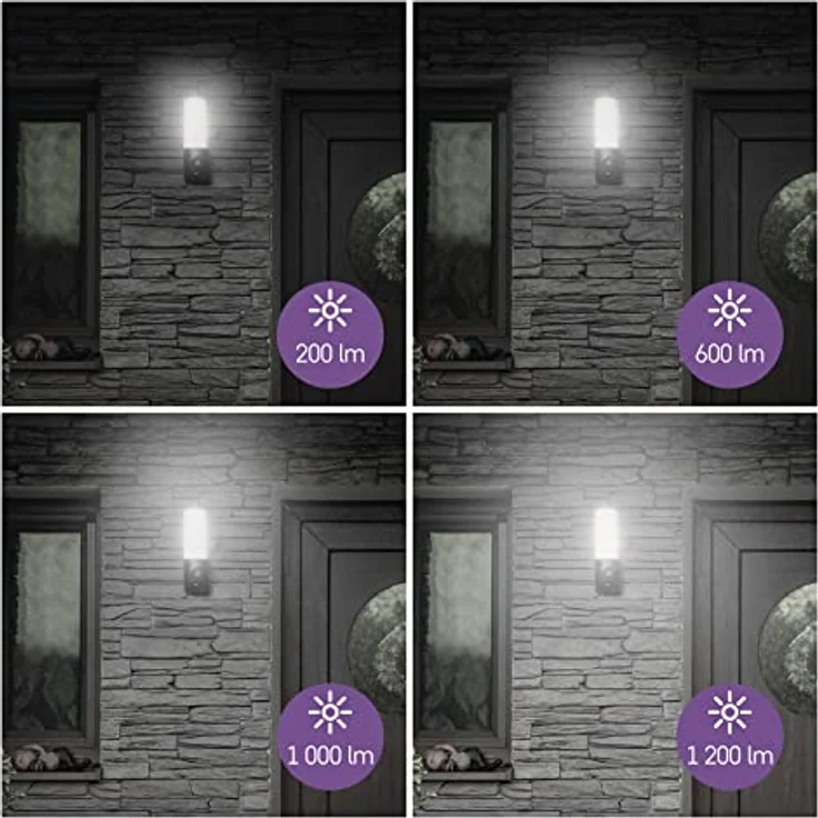 Emos GoSmart Rotierende Outdoor IP Kamera mit WiFi und Licht IP-310 TORCH, schwarz (2304 x 1296 Pixels), Netzwerkkamera, Schwarz – Bild 5