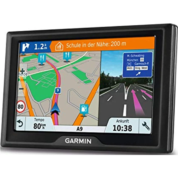 Garmin Drive 61 LMT-S EU, 15,5 cm (6,1 Zoll) Navigationsgerät mit lebenslangen Kartenupdates für Europa und Echtzeit-Verkehrsinformationen, schwarz – Bild 2