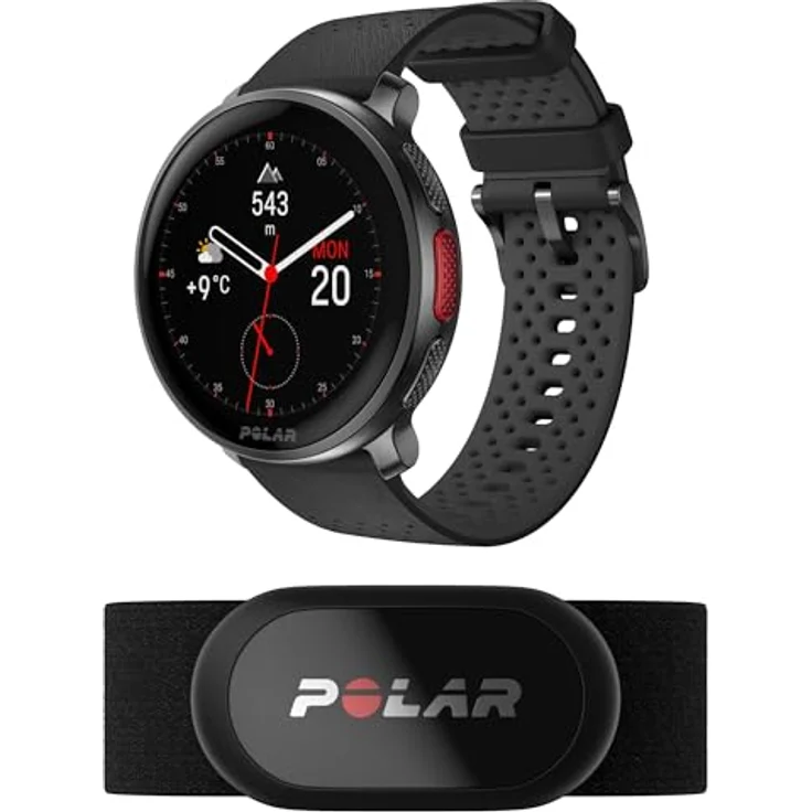 Polar Vantage V3 mit Herzfrequenzsensor H10, Sportuhr mit GPS, Herzfrequenz-Messgerät und Längere Akkulaufzeit, Sportuhr mit Smartwatch-Funktionen für Männer und Frauen, Offline-Karten, Laufuhr – Bild 1