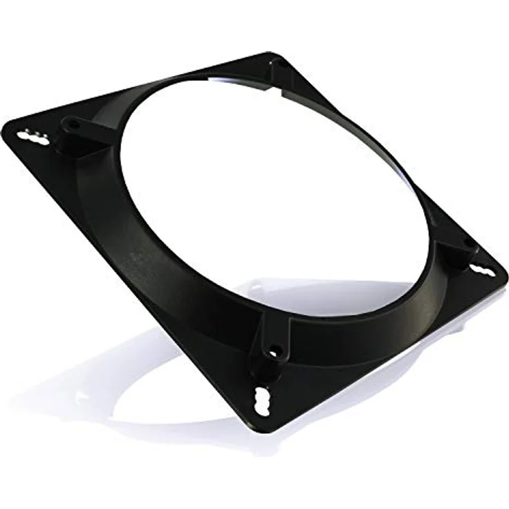 AAB Cooling Fan Adaptor Lüfter Adapter, 120mm auf 140mm schwarz transparent – Bild 3