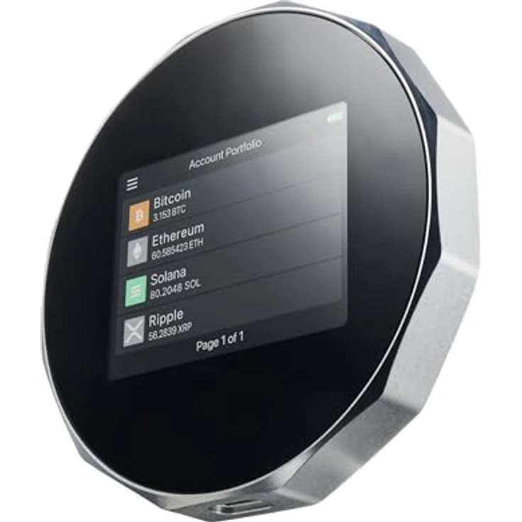 SecuX V20, Krypto Hardware Wallet mit Bluetooth und NFT Unterstützung, sicherer Schutz für Bitcoin, Ethereum, SOL, LTC, Doge, BNB und mehr – Bild 1