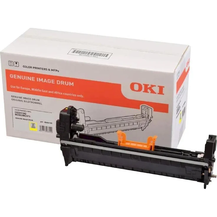 OKI Toner 46484105 (Y) für hochwertige Druckergebnisse, gelb – Bild 1