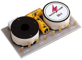 Monacor DN-4, 3-Wege Frequenzweiche für 8 Ω