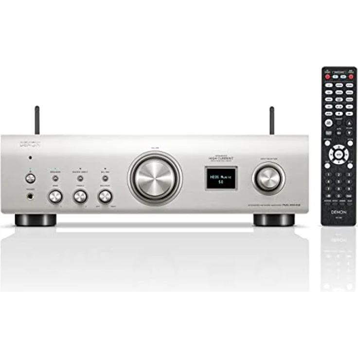 Denon PMA-900HNE HiFi Verstärker, Stereo Verstärker Mit HEOS Built-in, 2x85W, Eingebauter Phono-Vorverstärker, Hi-Res Zertifiziert, AirPlay 2, Bluetooth, Silber – Bild 1