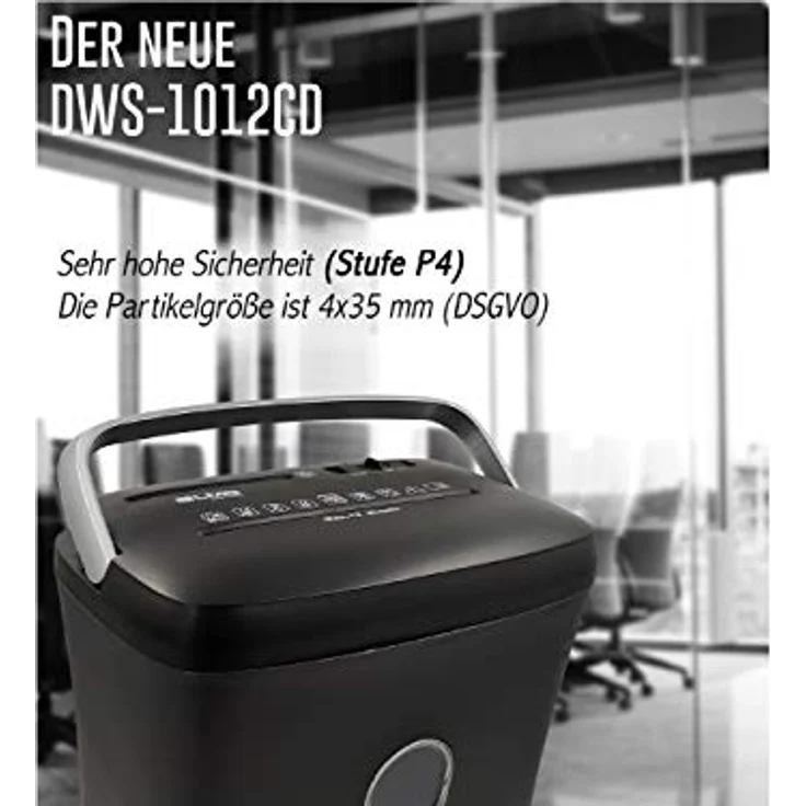 LMG DWS-1012CD Aktenvernichter mit Partikelschnitt (DWS-1012) - Preisvergleich – Bild 6