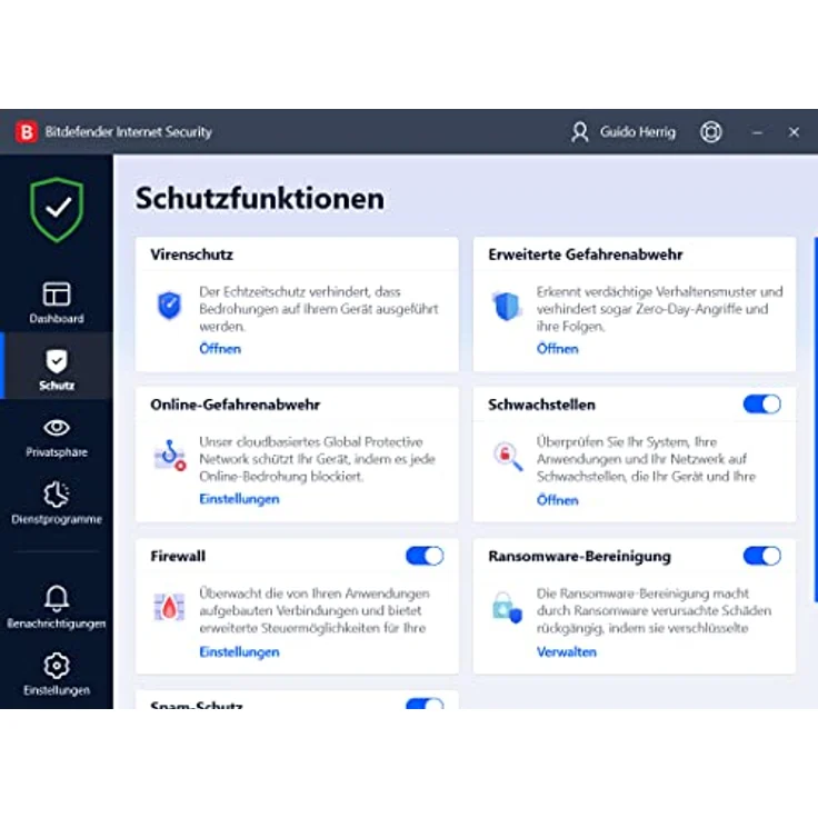 Bitdefender Internet Security 3 Geräte / 18 Monate (Code in a Box) - Umfassender Echtzeitschutz, verbessertes Bitdefender VPN, Schwachstellenbewertung – Bild 3