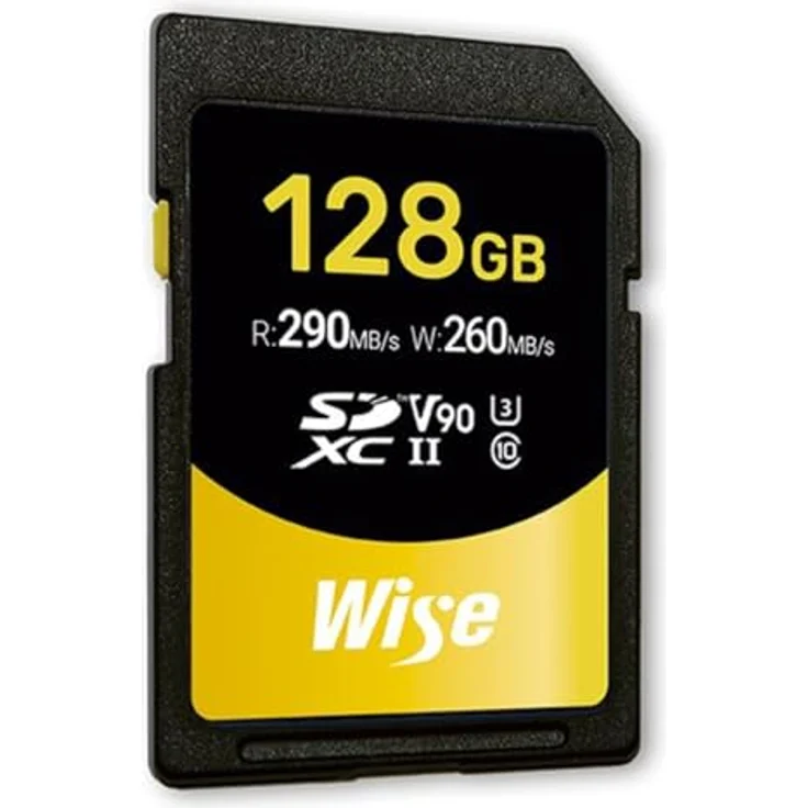 Wise SDXC UHS-II V90 128GB WISE, Speicherkarte – Bild 2