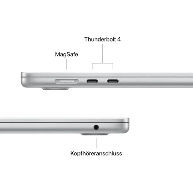 Apple MacBook Air 15" - M4 10-Core CPU 10-Core GPU - 16 GB - 256 GB SSD - Silber - 2025 – Bild 5