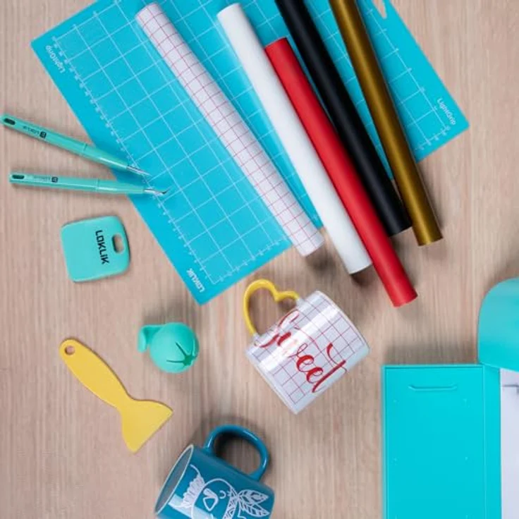Loklik Starter Pack for Crafter, Gestaltungsset für Schneideplotter mit umfangreichem Zubehör – Bild 4