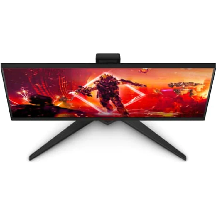 AOC AGON AG275QZN - 27 Zoll QHD Gaming Monitor, FreeSync Premium , 0,5 ms, 240 Hz (2560x1440, DisplayPort, HDMI, USB Hub) schwarz/rot – Bild 3