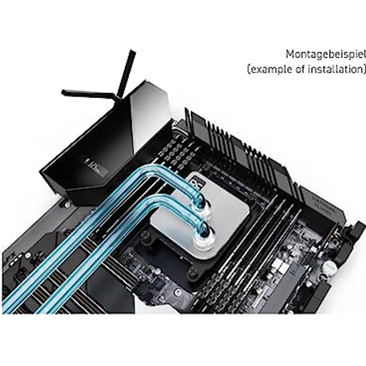 Alphacool Core 1 (Silver), Wasserkühlung mit 3D-Jetplate und erweitertem Kupferboden – Bild 2