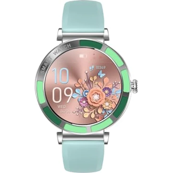 Trevi T-FIT 245 L Smartwatch mit kabelloser Anruffunktion, 1,27 Zoll Full-Touch-Display, Schlafüberwachung, Herzfrequenzmessung, IP67 wasserdicht, Grün – Bild 2