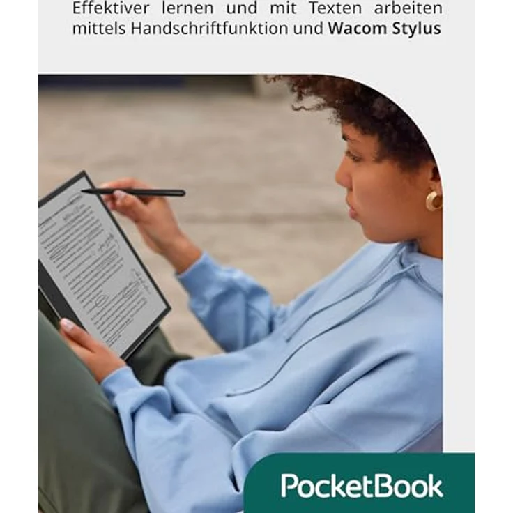 PocketBook e-Book Reader 'InkPad Eo' 64 GB Speicher, 26,12 cm (10,3 Zoll) E-Ink Kaleido 3 Farb-Touchscreen, SMARTlight Hintergrundbeleuchtung, Wi-Fi, Bluetooth, Lautsprecher Mist Grey – Bild 3