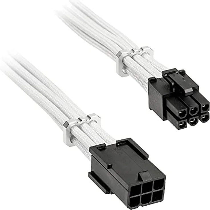 Bitfenix Strom Anschlusskabel 0.45m Weiß
