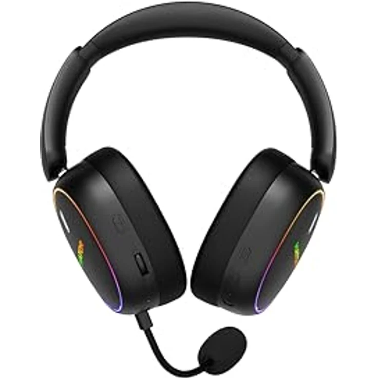 HATOR Phoenix 2 Wireless Gaming-Headset mit 40mm Hi-Res Treibern, Hybrid ANC, Spatial Audio, bis zu 45h Akku, inkl. Hardcase – Schwarz – Bild 4