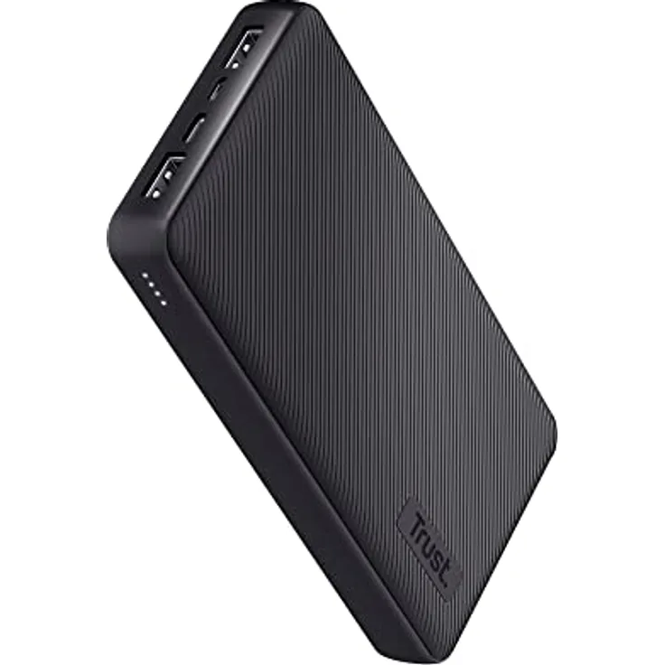 Trust Mobile Primo Powerbank Schnellladefunktion 20000 mAh, USB C Externer Akku, Tragbares Ladegerät 3A, Power Bank Handy, Smartphone, iPhone, iPad, Samsung, Xiaomi, Huawei, Tablet