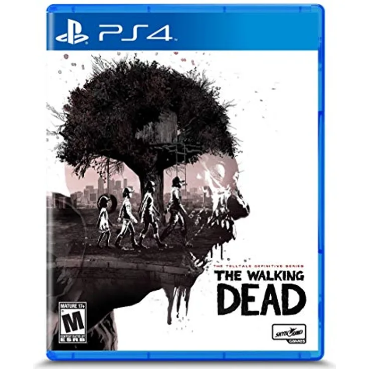 Skybound Games The Walking Dead: The Telltale Definitive Series, PS4-Spiel mit 4 Seasons, 400 Days DLC und verbesserten Grafiken im "Graphic Black"-Stil