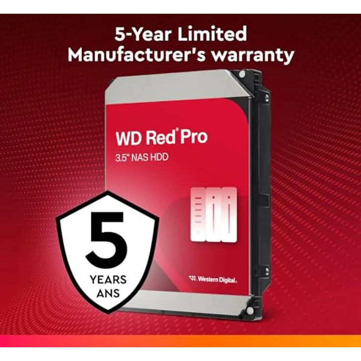 Western Digital WD HD3.5" SATA3 10TB WD103KFBX NAS Festplatte für RAID-optimierte 24/7 Multi-User-Umgebungen, 256MB Cache, 7200rpm, CMR – Bild 4